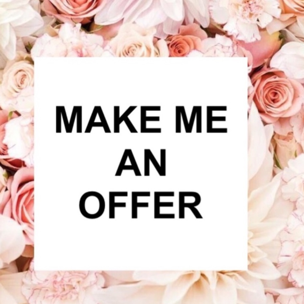 Will accept reasonable offers 😊